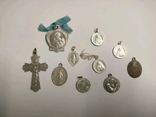 Lotto - 10 MEDAGLIETTE Votive ( Una In Bronzo)