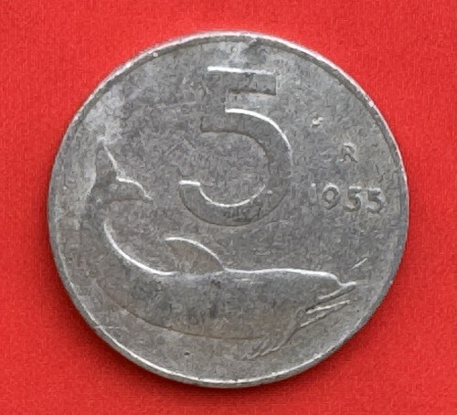 Moneta lire del 1955 - moneta,