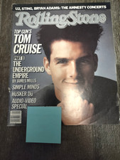 VTG Rolling Stone Magazine Tom Cruise Issue No. 476 June 19, 1986 Advertising