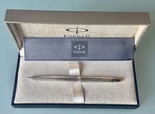 PENNA A SFERA PARKER 75 CISELE STERLING VERMEIL VINTAGE USA