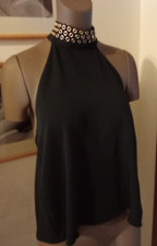 SPLENDIDO ELEGANTE TOP NERO " ZARA " TAGLIA S (s16)