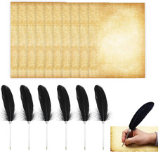 Set Penna Piuma Vintage Nera