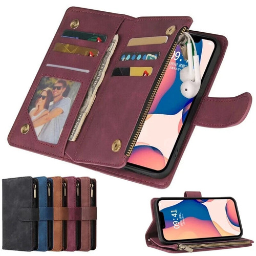 Custodia portafoglio zip - , pelle