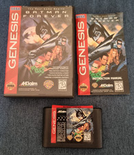 Sega Mega Drive Genesis gioco Batman Forever in scatola con manuale