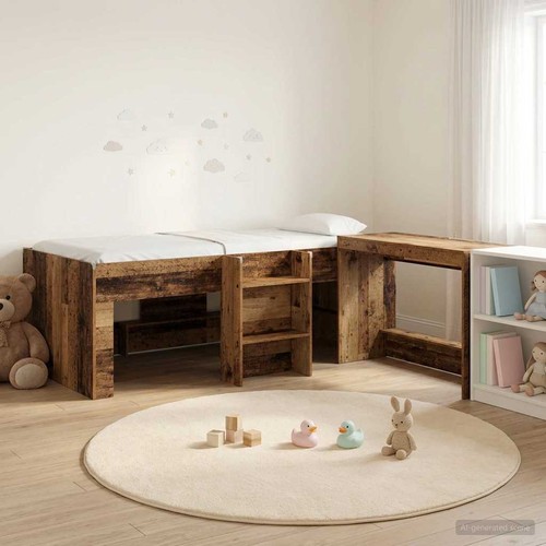 Letto alto per - bambini, con