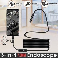 Boroscopio Endoscopio Flessibile Da 7 Mm Per PC Android Smartphone 1
