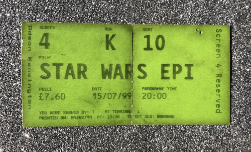 Biglietto cinema film - biglietto, star