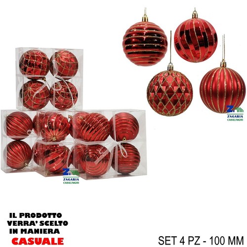 Set palle palline natalizie - 4,