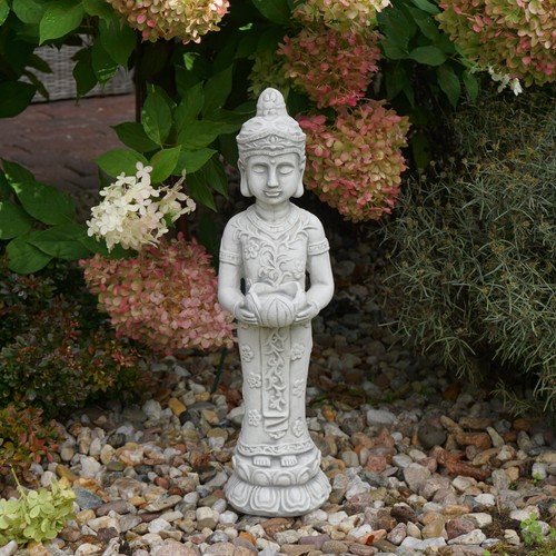 Buddha con fiore loto - buddha,