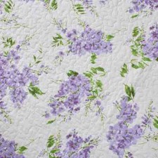 NUOVO! ~ SET TRAPUNTA MORBIDA ACCOGLIENTE COUNTRY CHIC SHABBY VIOLA LILLA VERDE LAVANDA FOGLIA