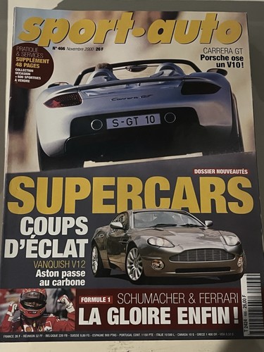 Sport auto 466 novembre - auto,