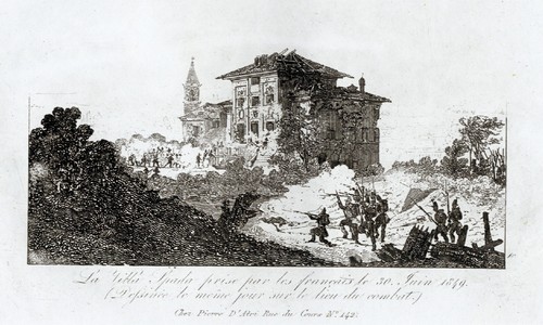 Villa spada presa nel 1849 - spada,