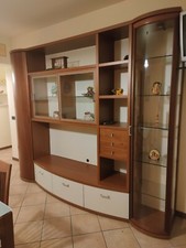 Soggiorno usato (COME NUOVO) con tavolo in cristallo e 6 sedie