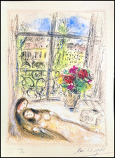 Marc Chagall Litografia COA