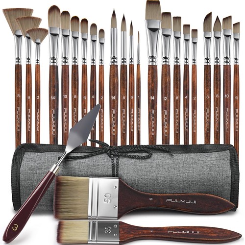 Set pennelli pittura acrilica - set,