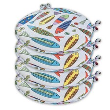 Set 4 Cuscini Sedia Rotondi