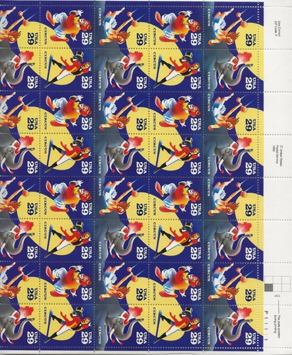 1993 cent circus - 1993, foglio