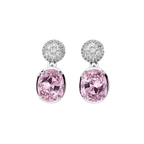 Orecchini ottaviani con cubic - con,