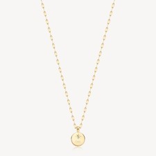 Collana pendente con incisione