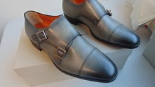 SANTONI MOCASSIN 42 VERA PELLE