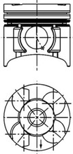 Pistone kolbenschmidt 40392600 - pistone,