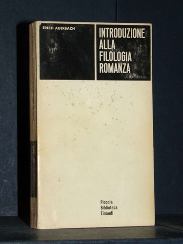 Erich auerbach introduzione - erich,