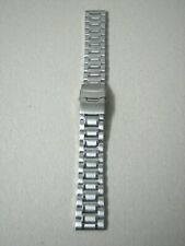 CINTURINO ACCIAIO PIENO  ANSA DRITTA  CHIUSURA DEPLOYANTE 20 mm. NEW