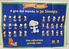 PEANUTS SNOOPY IL GIRO DEL MONDO 30 SNOOPY TO COLLECT MCDONALD'S HAPPY MEAL 1999