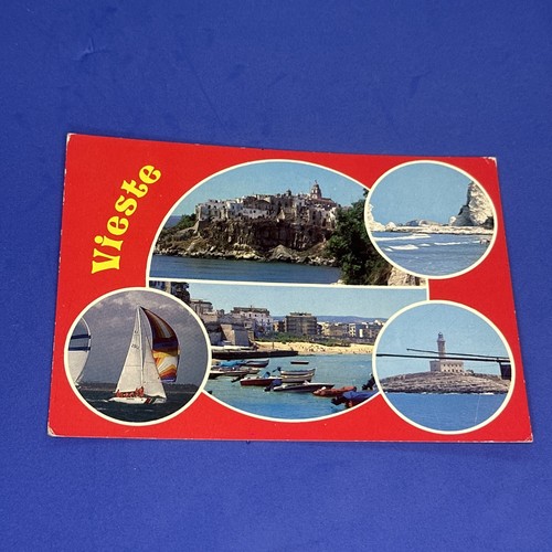Vieste souvenir cartolina a - vieste,