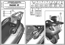 SR57 GIVI ATTACCO BAULETTO per