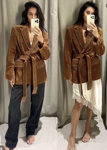 Zara blazer 100 pelle - 100%,