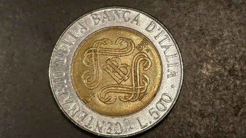 Moneta 500 lire -  moneta,