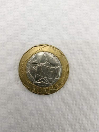 Moneta 1000 lire 1998 - moneta,