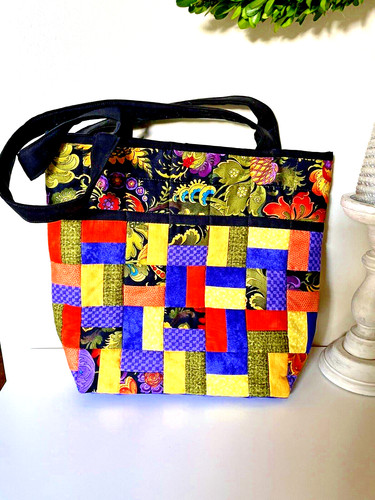 Borsa tote bag - , trapuntata