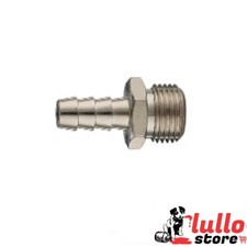 Raccordo attacco portagomma a resca fil. maschio rapido universale vari diametri