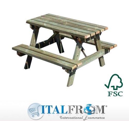 Tavolo con panche picnic - panche,