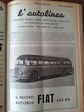 CARROZZERIA AUTOBUS FIAT 680 RN  - VECCHIA PUBBLICITA' ADVERT 