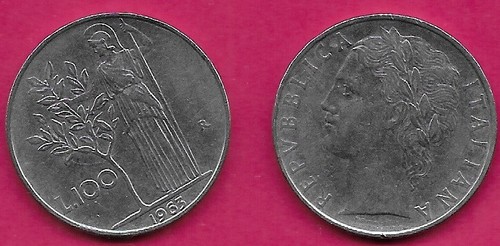 Italia 100 lire 1963 - italia,