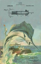 Esca da pesca pesce vela