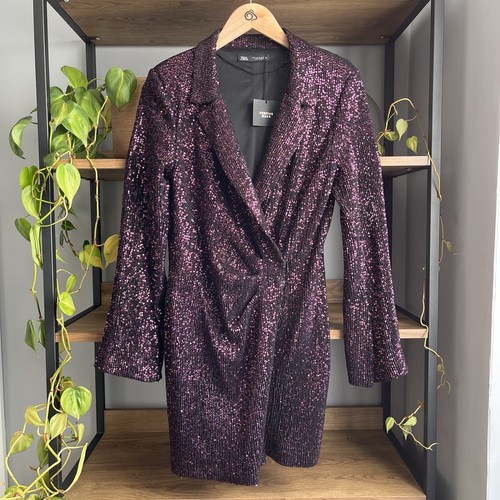 Abito blazer paillettes zara - blazer,