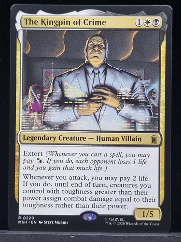 The kingpin crime mtg - of,