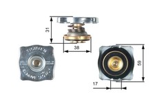 Tappo chiusura radiatore GATES