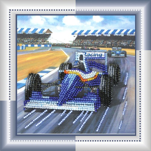 Kit ricamo perline - , tela