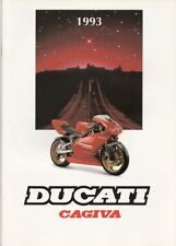 Ducati Cagiva 1993 Supermono Mito 125-904 cc programma completo depliant brochure