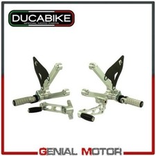 Pedane Regolabili Silver Eco PRSCE01EE Ducabike Ducati PAUL SMART 2000 > 2008