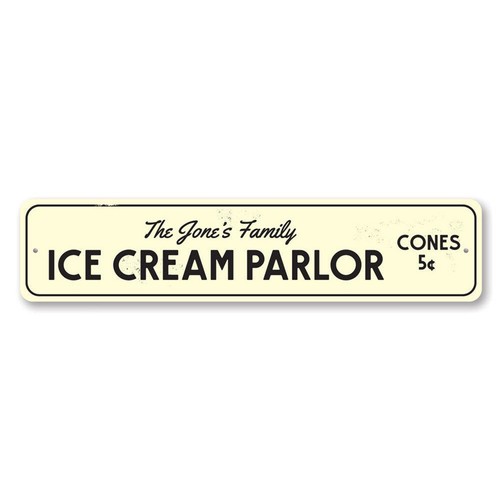Insegna gelateria coni - insegna, gelateria,