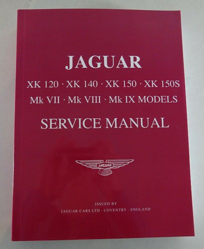 Werkstatthandbuch jaguar - werkstatthandbuch, xk
