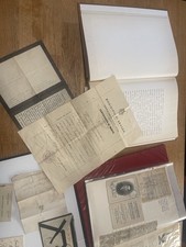 Grande Raccolta Di Ricordi, Negativi Fotogr, Storie, Articoli, Lettere, Buste