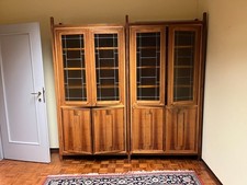 LIBRERIA Legno con ante in vetro