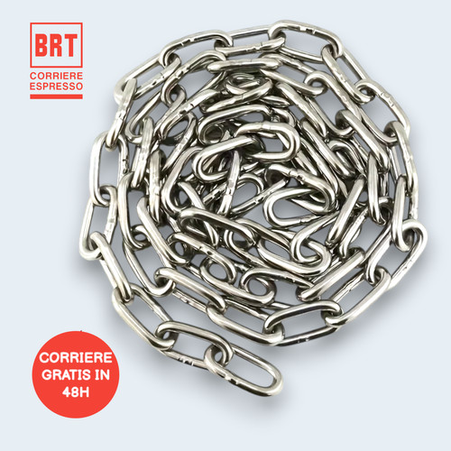 Catena acciaio inox 304 - acciaio,